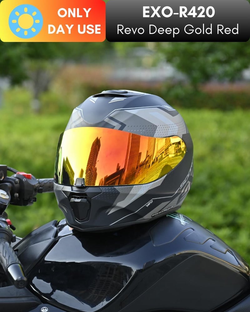 Logto Replacement Motorcycle Helmet Visor Shield for R420 Visor Wearproof Windproof Sun Protection Helmet Accessories - Image 3